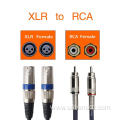 cables dmx Dual RCA to XLR Male Cable